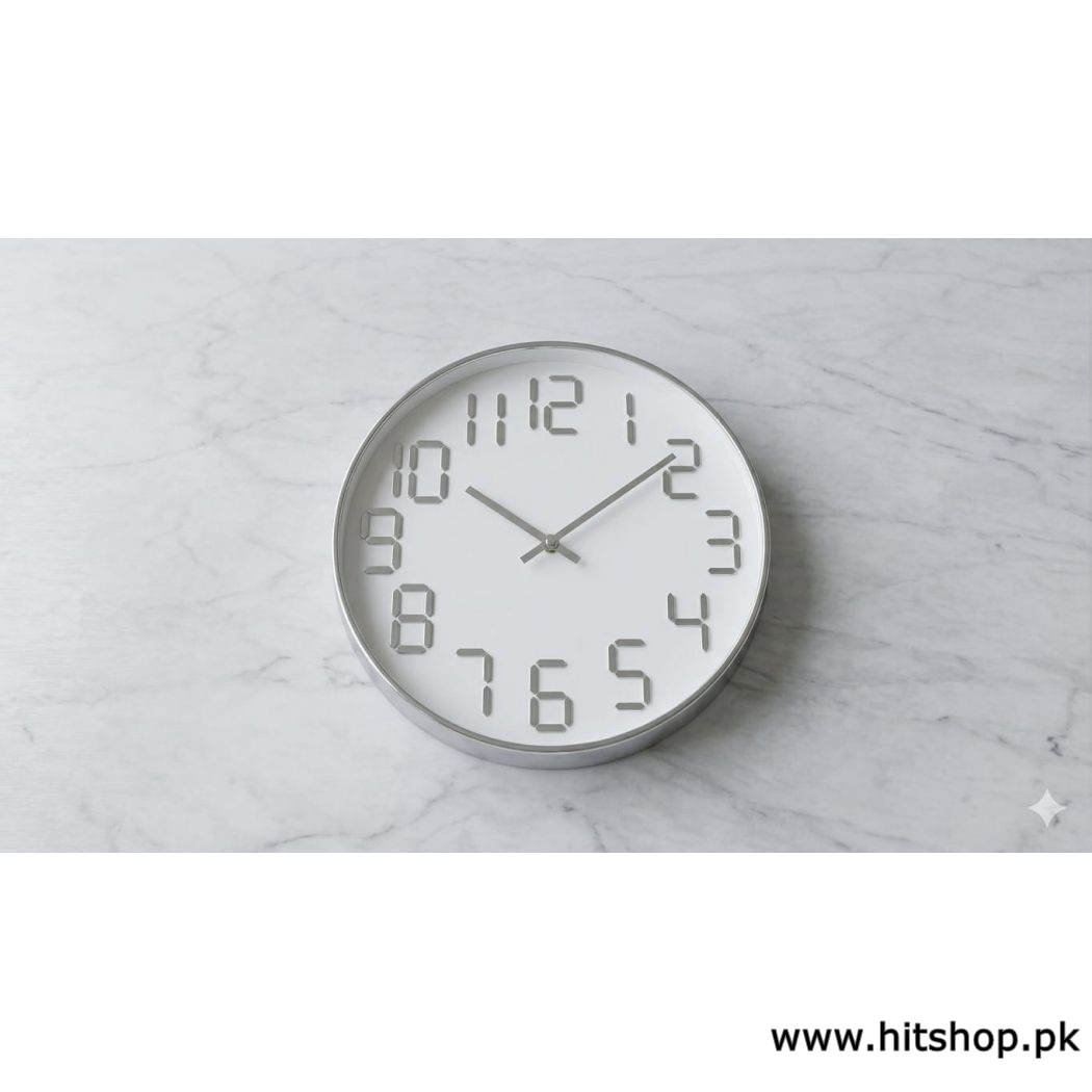Stylish Wall Clocks Modern Design White